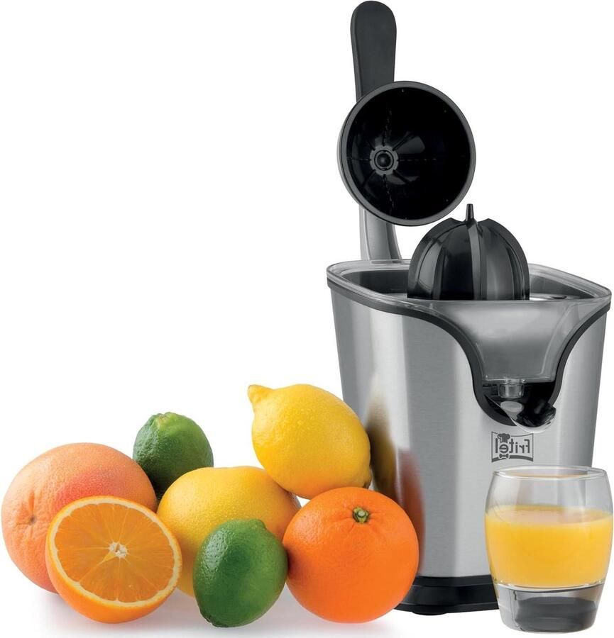 Elektrische Citruspers Citroenpers Sinaasappelpers Verse Sapjes Maken Twee Perskegels 100W Inox