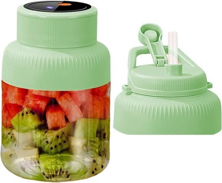 Elektrische Citruspers Draagbare Sapcentrifuge Vers Sap Maken Oplaadbaar Groot Reservoir 13 x 13 x 13 cm