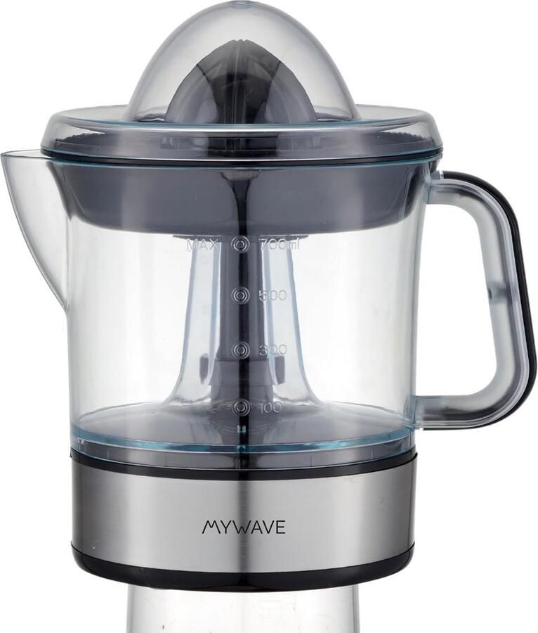 Elektrische Citruspers met 40W Vermogen 0 7L Capaciteit Roestvrijstaal