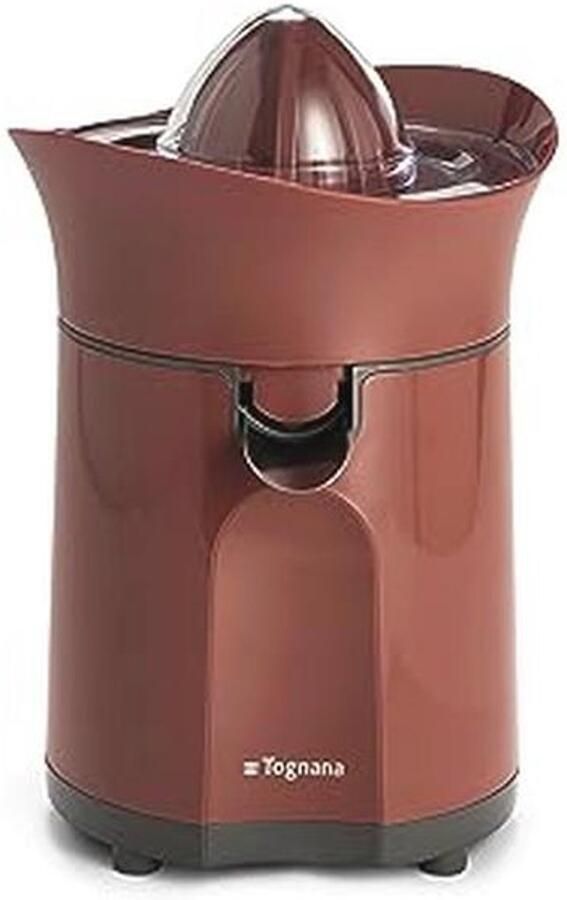 Elektrische citruspers met druppelstop Appelrood en Saliegroen