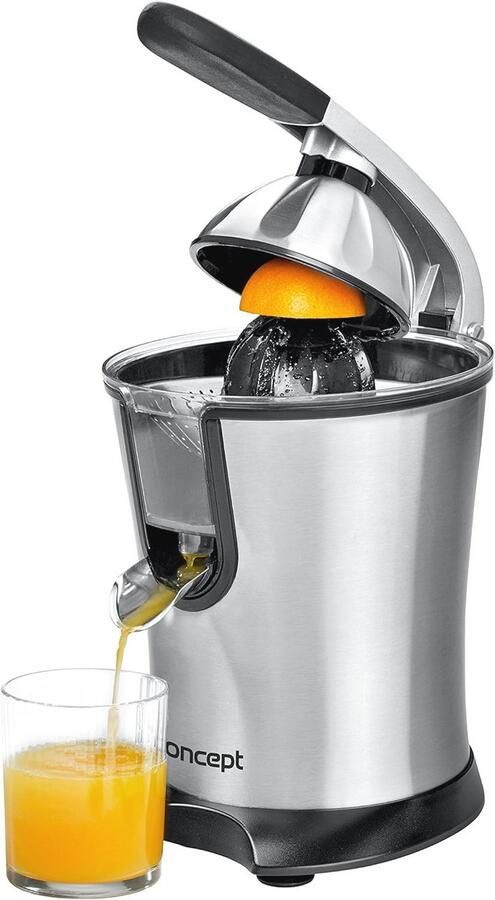 Elektrische citruspers met hefboomarm 750 ml 160 W roestvrij staal