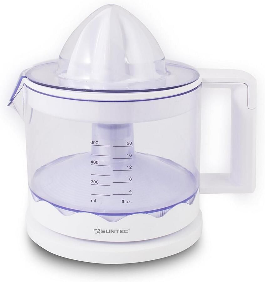 Elektrische Citruspers met Reservoir en Zeef voor Sinaasappels en Citroenen