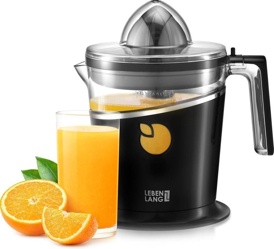 Elektrische Citruspers met Verstelbare Zeef en 800ml Reservoir