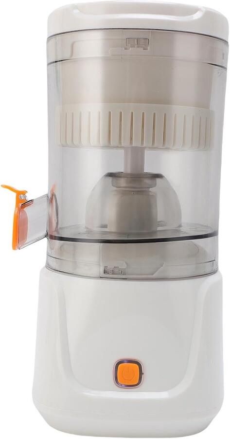 Elektrische Citruspers Sap Machine Snel Sap Maken Geluidsarm Ontwerp Draagbaar Oplaadbaar Zilver