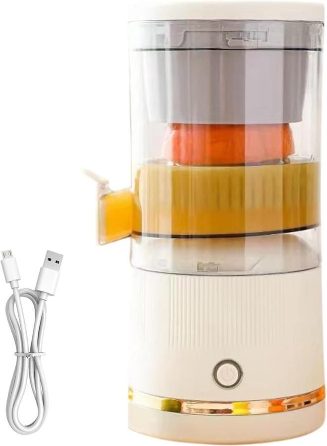 Elektrische Citruspers Sapcentrifuge Fruitpers Verse Sappen Maken Automatische Vruchtvlees Scheiding 11 x 23.5 cm