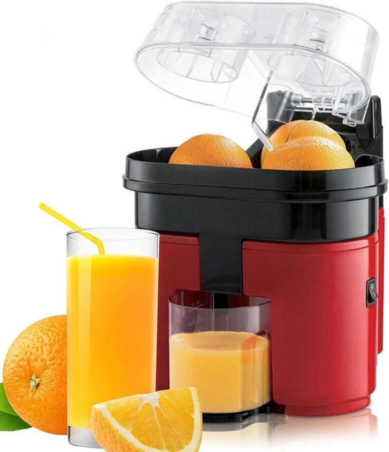 Elektrische Citruspers Sapcentrifuge Machine Verse Sappen Maken Dubbele Perskop 90W Vermogen