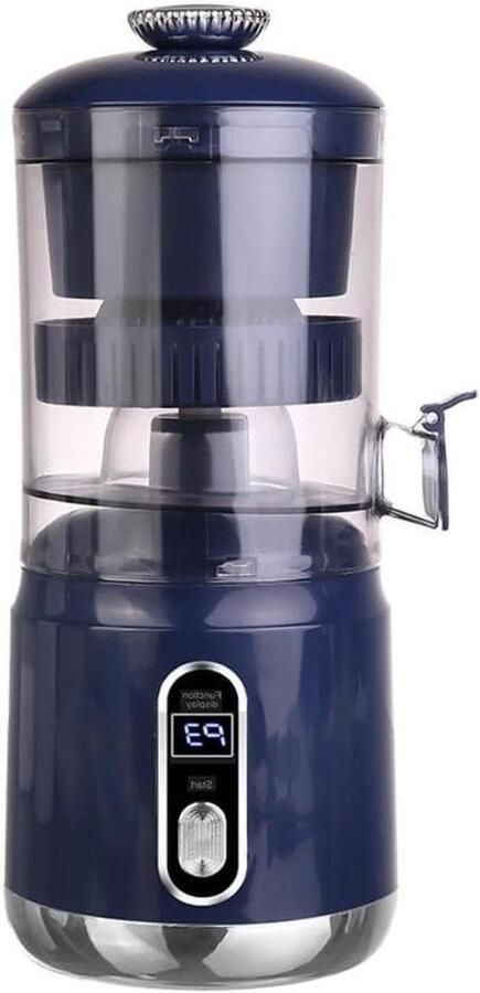 Elektrische Citruspers Sapcentrifuge Vers Sap Maken Hoge Sapopbrengst 95% 110 mm Fruit Blauw