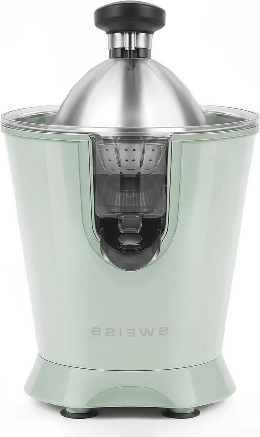 Elektrische Citruspers Sapcentrifuge Verse Sappen Maken Druppelvrije Schenktuit 160 Watt Groen