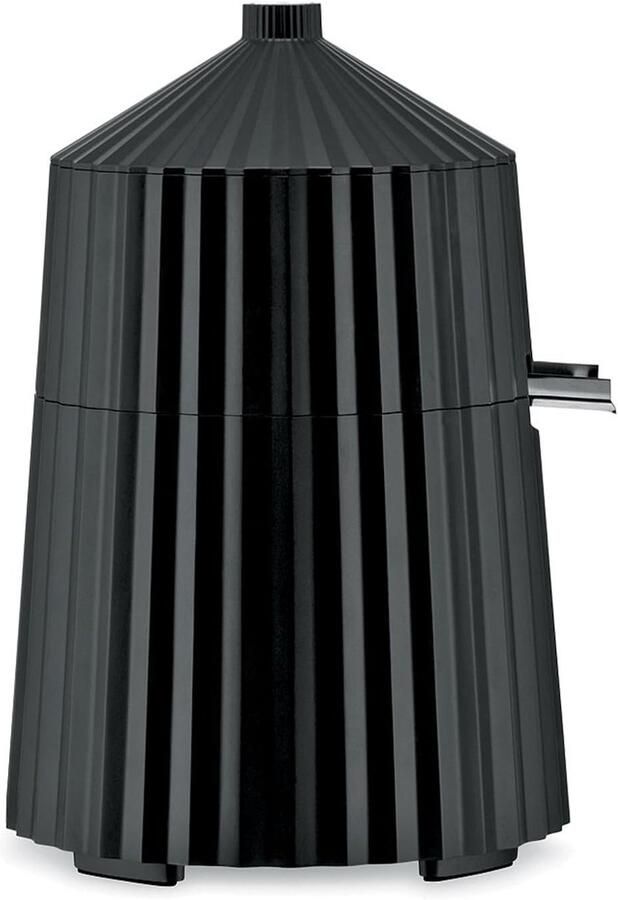 Elektrische Citruspers Sapcentrifuge Verse Sappen Maken Uniek Plissé Design 30cm Hoog Zwart