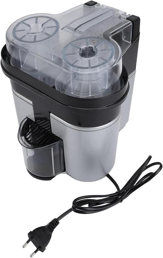 Elektrische Citruspers Sapcentrifuge Vruchten Vers Sap Maken Automatische Scheiding 22 cm Zilver