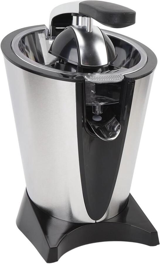 Elektrische Citruspers Sinaasappelpers Citroenpers Vers Sap Maken Krachtige 600 Watt Motor 33x26x22 cm Zilver
