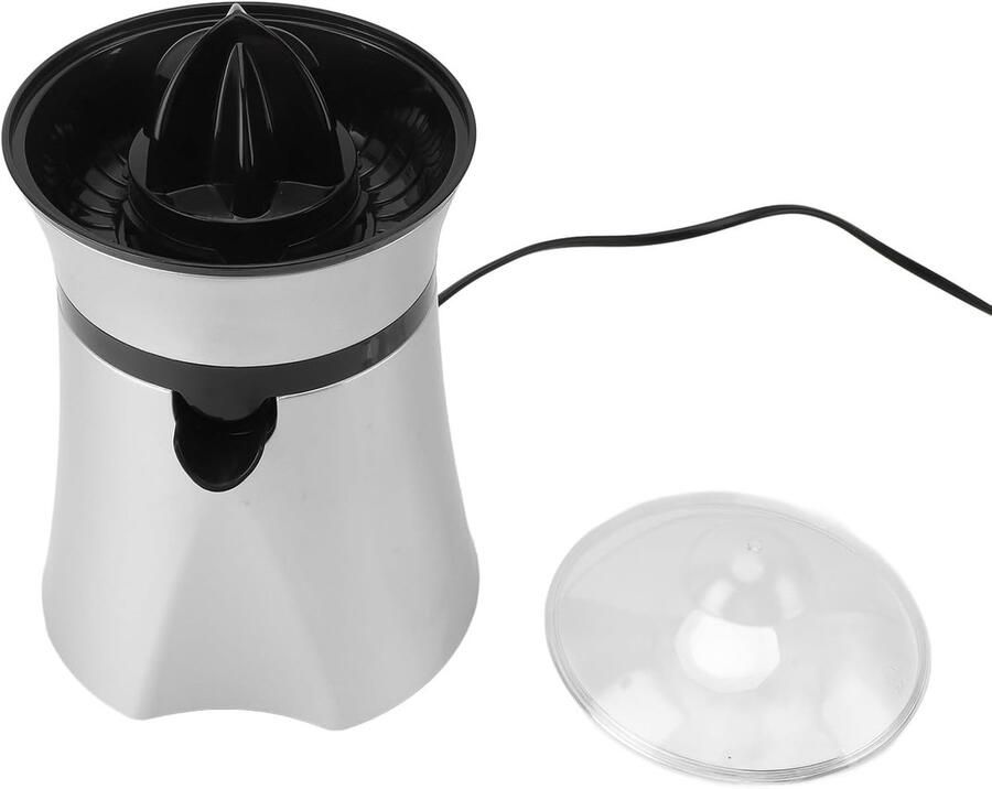 Elektrische Citruspers Sinaasappelpers Vers Sap Maken Twee Ruimers 24 x 15 x 15.5 cm Zwart