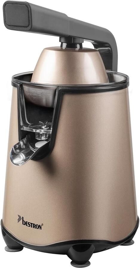 Elektrische Citruspers Sinaasappelpers Vruchtenpers Vers Sap Maken Soft Pershendel 450ml Capaciteit Beige