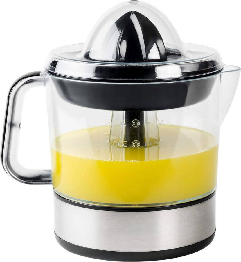 Elektrische Citruspers Snel & Efficiënt Druppelstop 40W 0.7L Drukpers Systeem Zwart