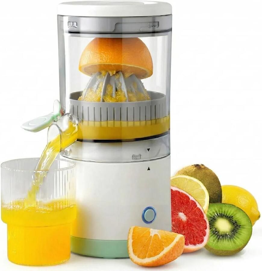 Elektrische citruspers USB-citruspers sapcentrifuge fruit- en groentepers 400 ml VITAPRESS