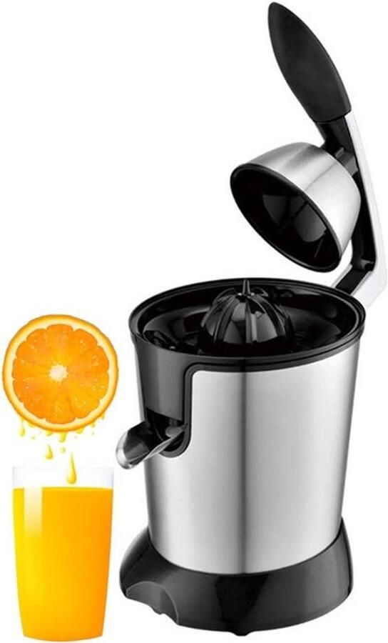 Elektrische citruspers van RVS Krachtig en eenvoudig sap persen