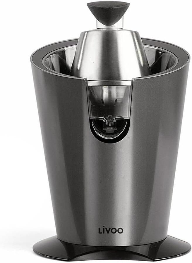 Elektrische Citruspers Sapcentrifuge Verse Sapjes Maken Krachtige Stille Motor 330 ml Reservoir Grijs