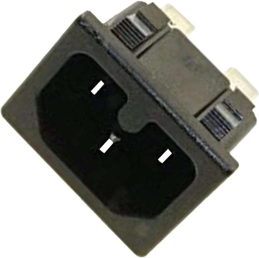 Elektrische Connector Aansluitkabel Kookplaat Apparaten Aansluiten 900 Watt Vermogen Standaard Formaat Zwart