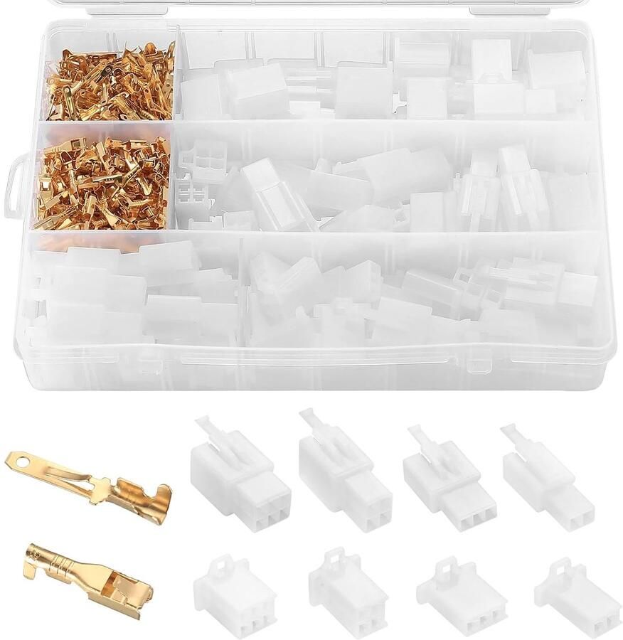 Elektrische connectoren 2 8 mm kit autoconnector elektrische stekker 2 3 4 6 pins voor motorfiets vrachtwagen fiets autokabel