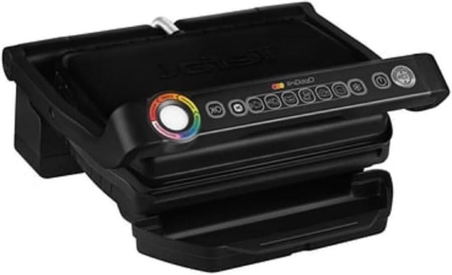 Elektrische Contactgrill Binnen grill Perfect grillen Automatische programma's 600 cm Zwart