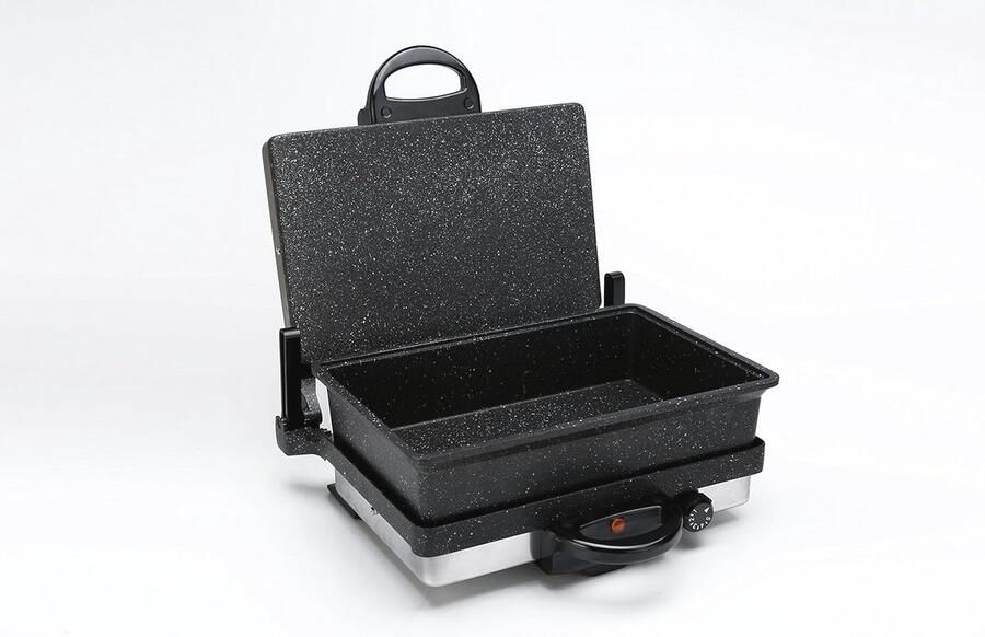 Elektrische Contactgrill met Tava en Granite Coating Multigrill voor Gezond Koken