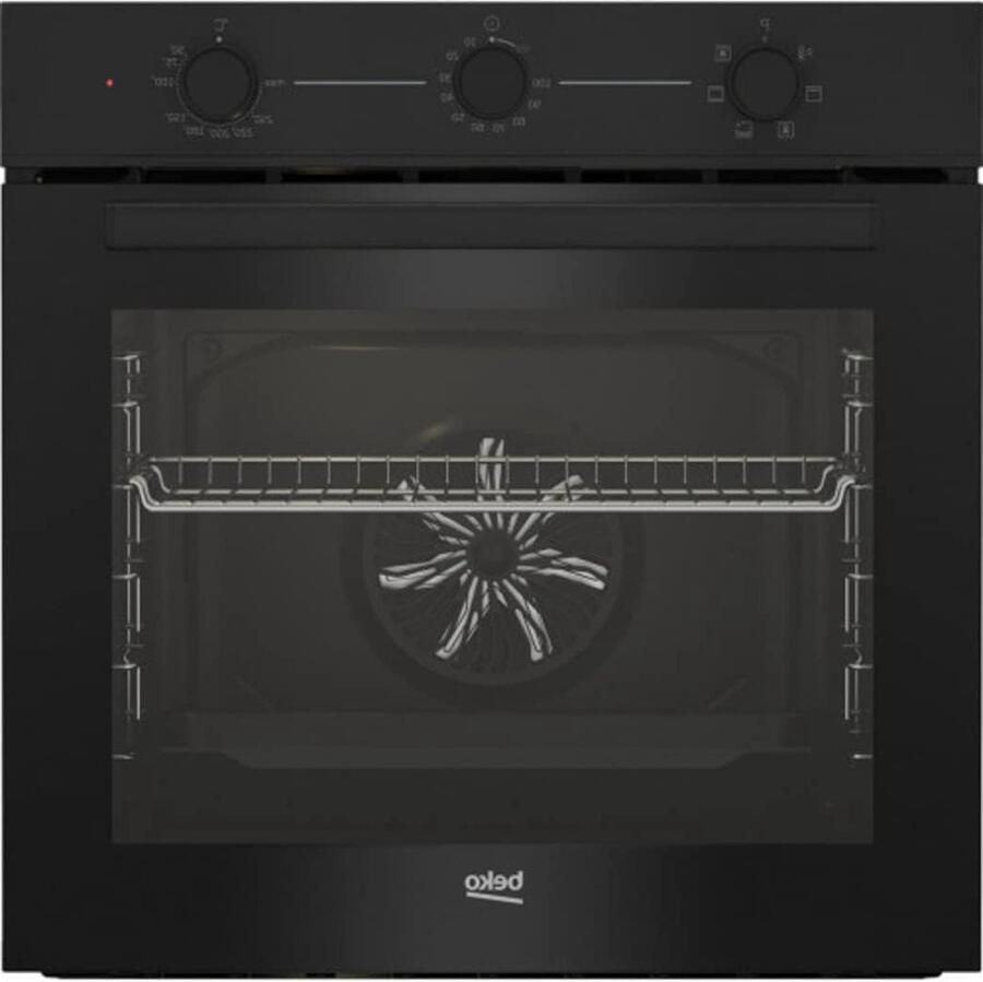 Elektrische Convectieoven Inbouw Oven Thuis Koken Mechanische Timer 72 Liter Zwart