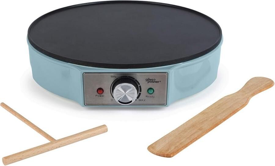 Elektrische Crêpe en Pannenkoeken Maker met Antiaanbaklaag en Temperatuurregeling