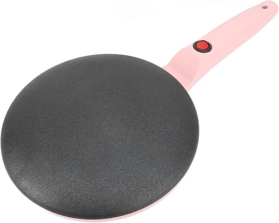 Elektrische Crêpemaker Pannenkoekenpan Snelle Ontbijtjes Draagbaar Compact Design 22 cm Diameter