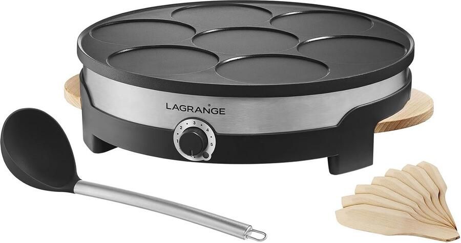 Pannenkoekenmaker Elektrisch Crêpespan Mini Lekkere Pannenkoeken Maken 7 Mini Pannenkoekvormen 35 cm Plaat Multi