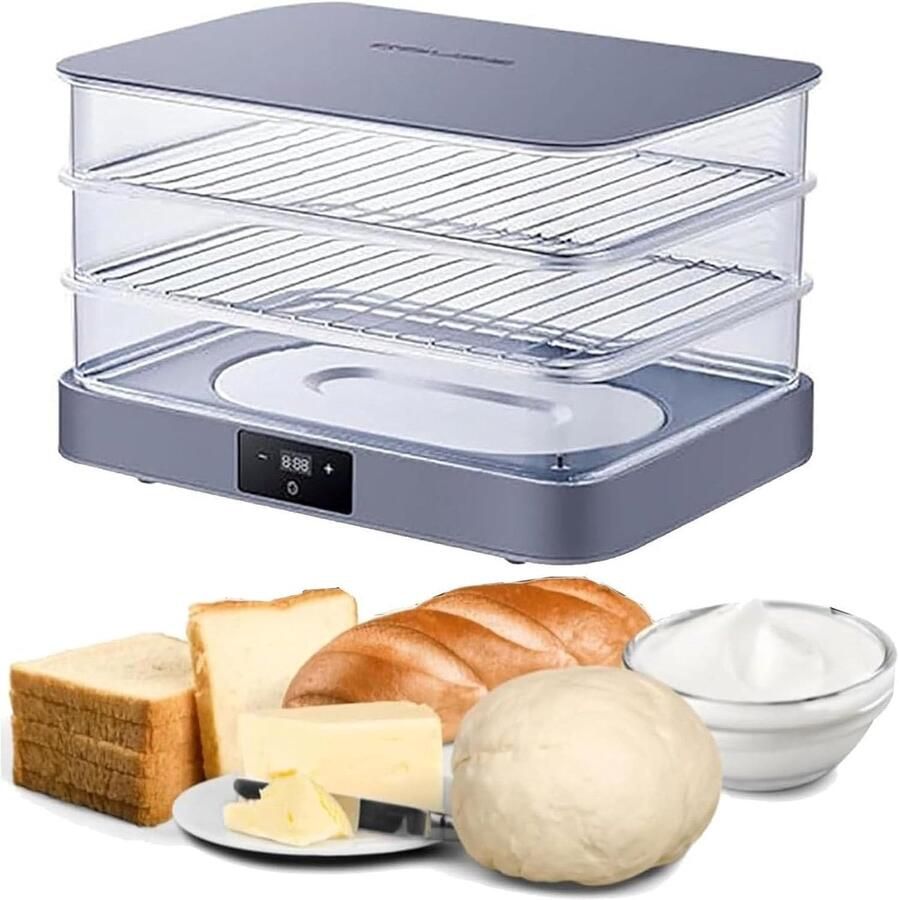 Elektrische Deeg Rijs Kast Brood Rijs Box Professioneel Bakken Automatische Vochtigheid 40L Capaciteit