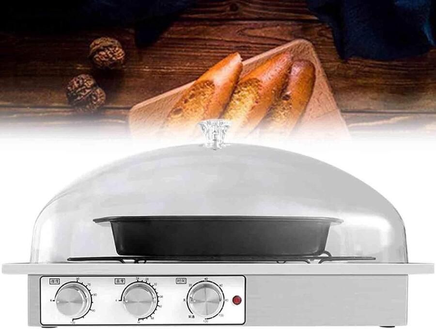 Elektrische Deeg Rijskast Fermentatie Tank Brood Bakken Precisie Controle Grote Capaciteit Zwart