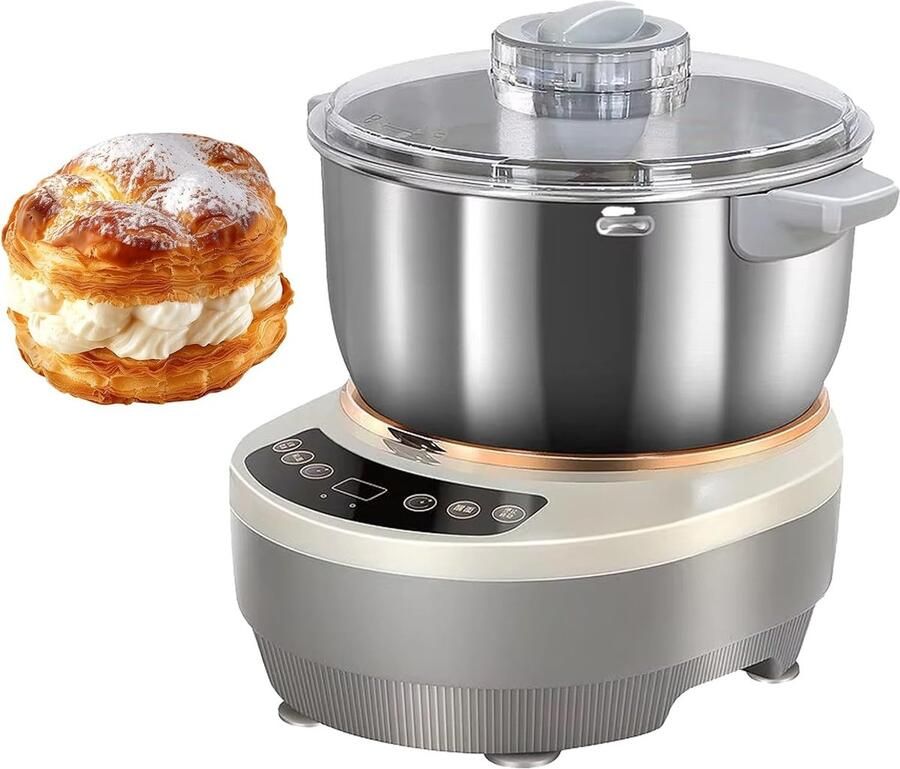 Elektrische Deegmenger Keukenmachine Deeg Kneden Rijzen Automatische Temperatuurregeling 7 Liter Capaciteit