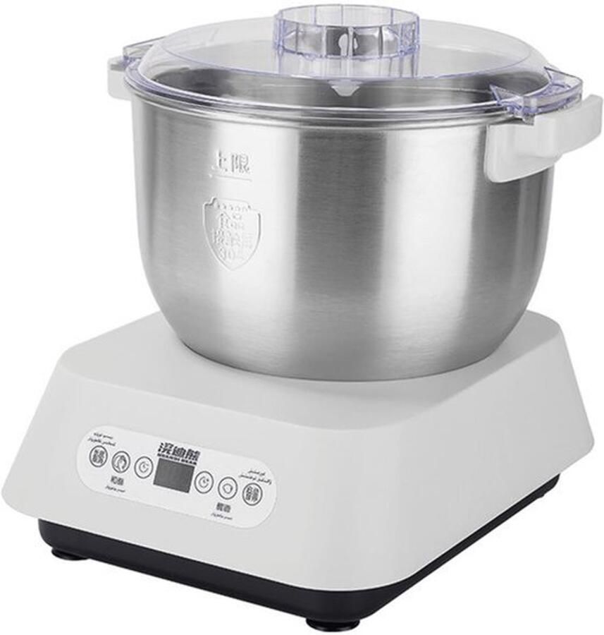 Elektrische Deegmixer 7 Liter Capaciteit 200 Watt Vermogen Roestvrij Staal Staande Mixer Voor Thuis Bakken
