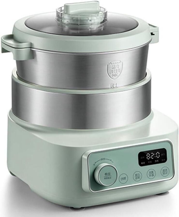 Elektrische Deegmixer Kneedmachine Huishoudelijk Zelfgemaakte Pasta Constante Temperatuur 5 Liter Capaciteit Groen