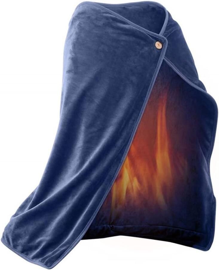 Elektrische Deken Verwarmde Plaid Opwarmen Lichaam Snelle Verwarming 100x70cm C