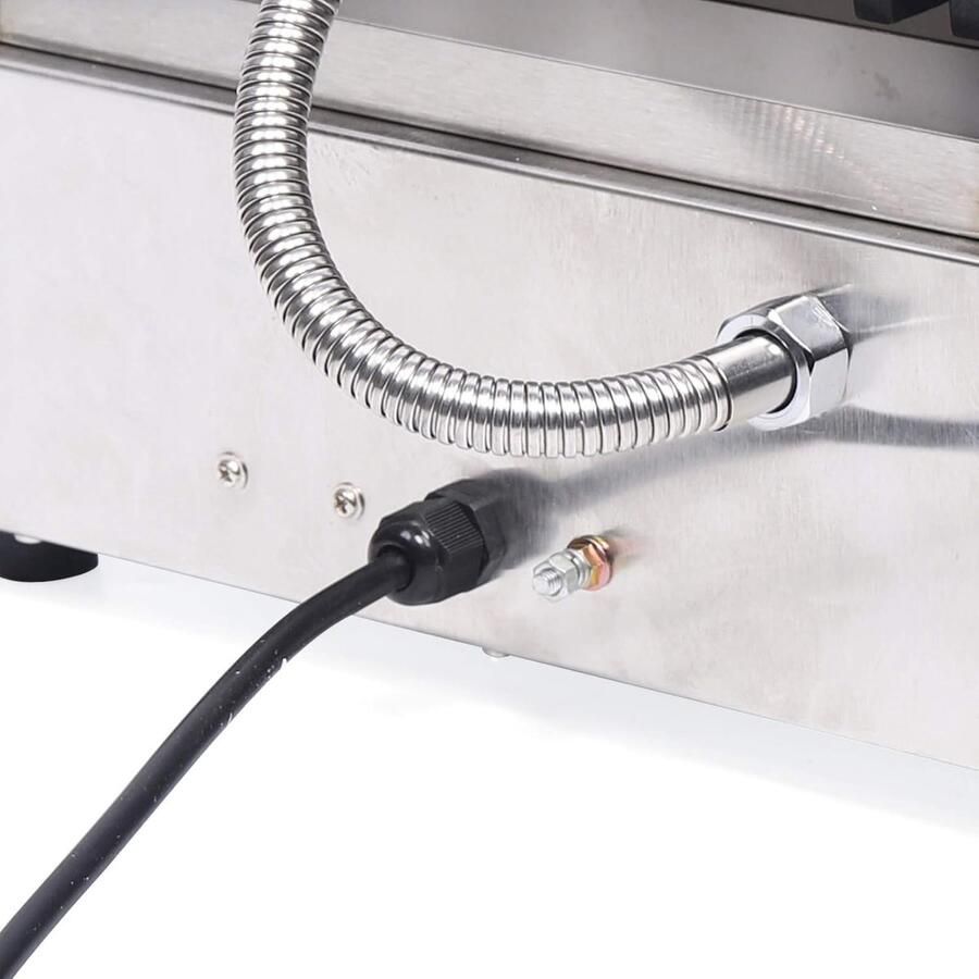 Elektrische Donutmaker Mini Pannenkoekenmaker Snel Gebak Maken Antiaanbaklaag 12 Gaten 34 x 27 x 23 cm