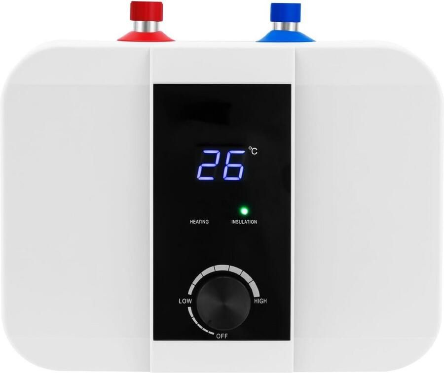 Elektrische Doorstroomboiler 1500W met LED Temperatuurweergave voor Douche en Keuken
