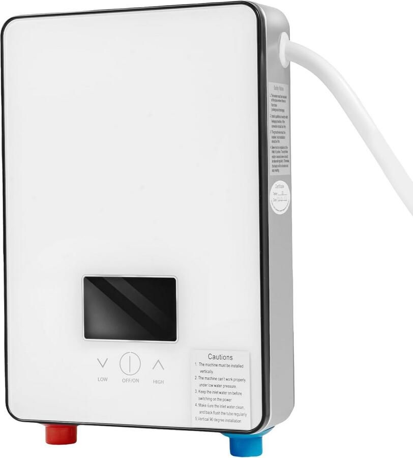 Elektrische Doorstroomboiler 6 5 kW voor Keuken of Badkamer Direct Warm Water