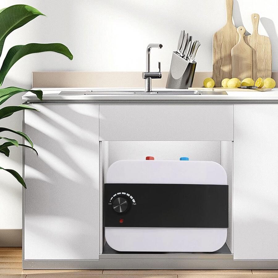 Elektrische Doorstroomboiler 6 Liter voor Keuken en Badkamer 1500W Drukvast Wit - Foto 2