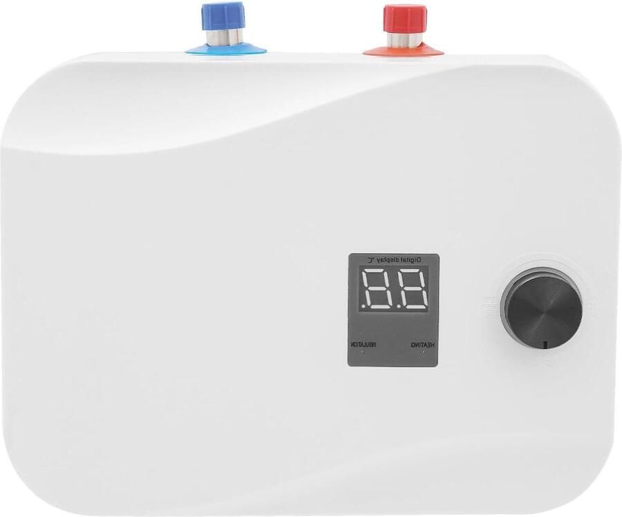 Elektrische Doorstroomboiler Direct Warm Water Keuken Gebruik Snelle Verwarming 6 Liter Wit