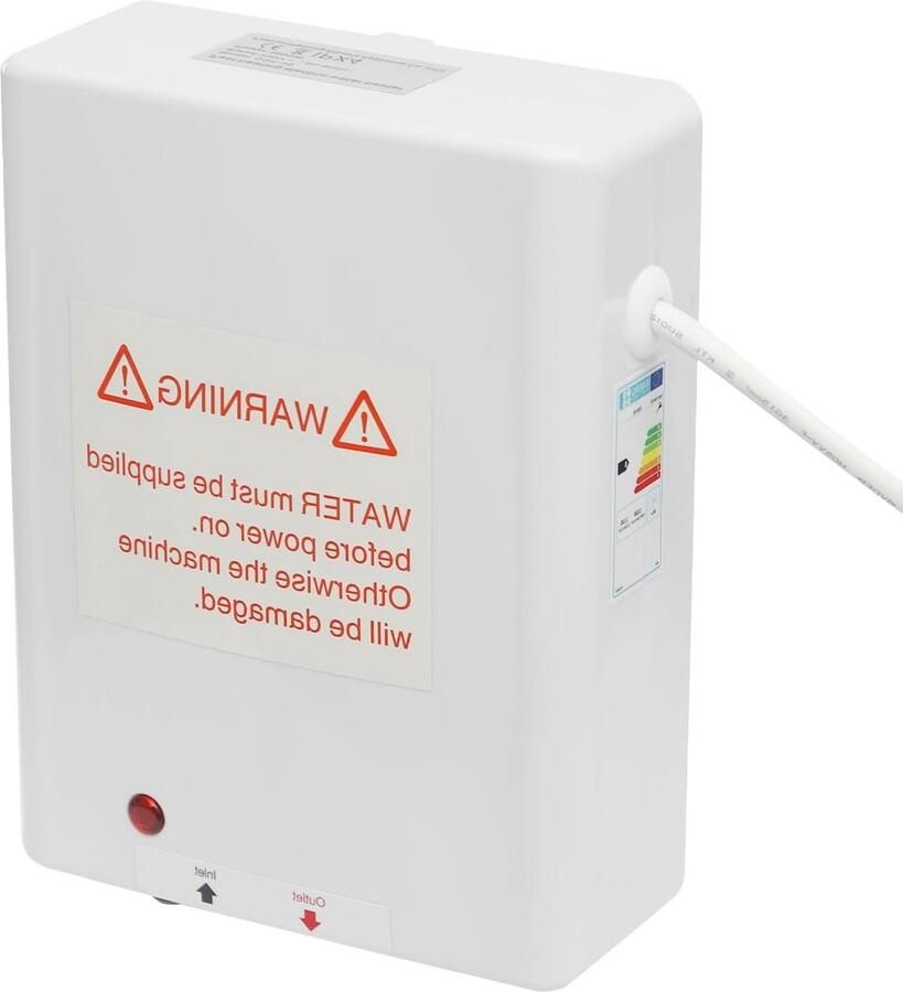 Elektrische Doorstroomboiler Mini Boiler Keuken Direct Warm Water Ruimtebesparend Compact Ontwerp
