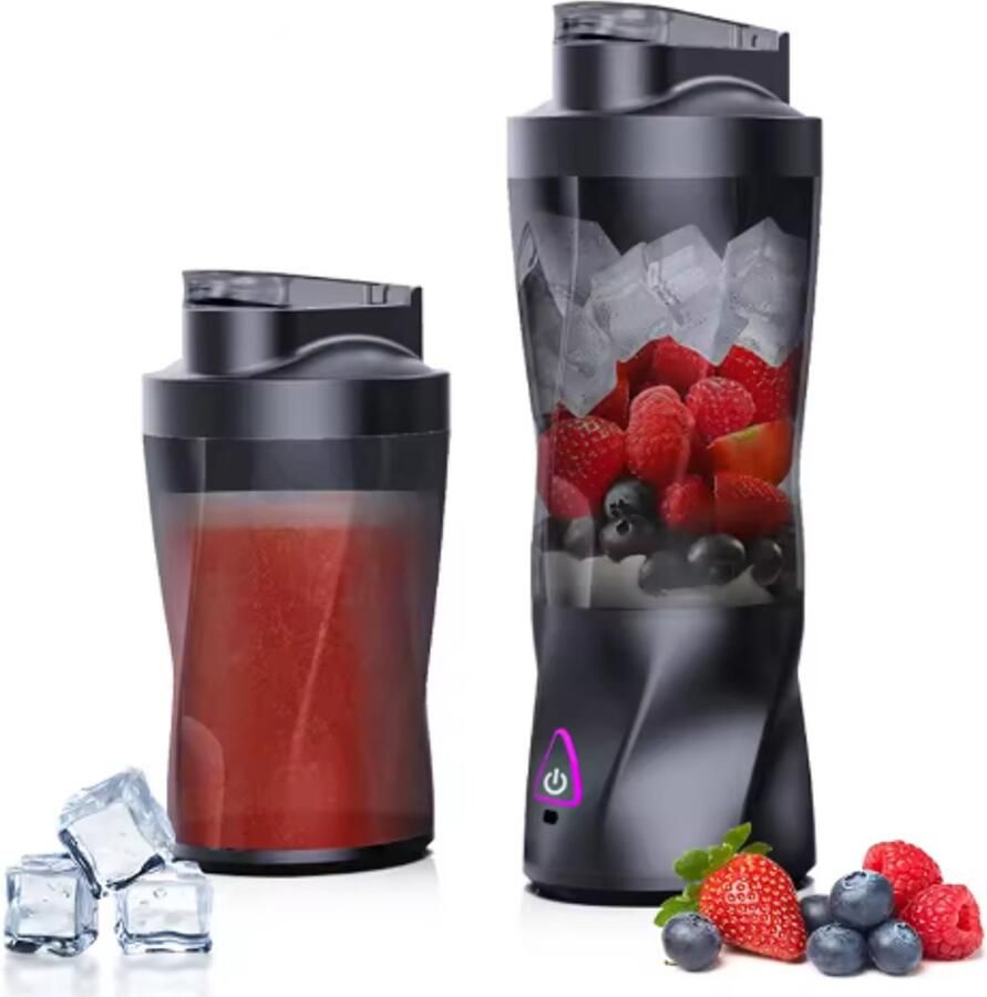 Elektrische draagbare sapcentrifuge blender voor vers fruit 700 ml multifunctionele USB oplaadbare smoothie smoothie blender voor buitengebruik