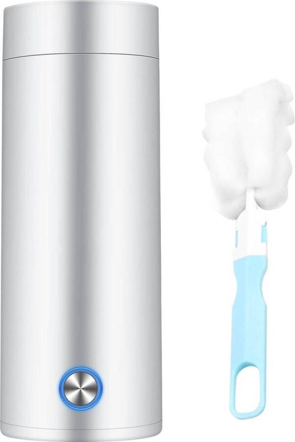 Elektrische draagbare waterkoker 400 ml reis camping 3-in-1 mini-thermoskan met roestvrijstalen voering thee koffie babymelk