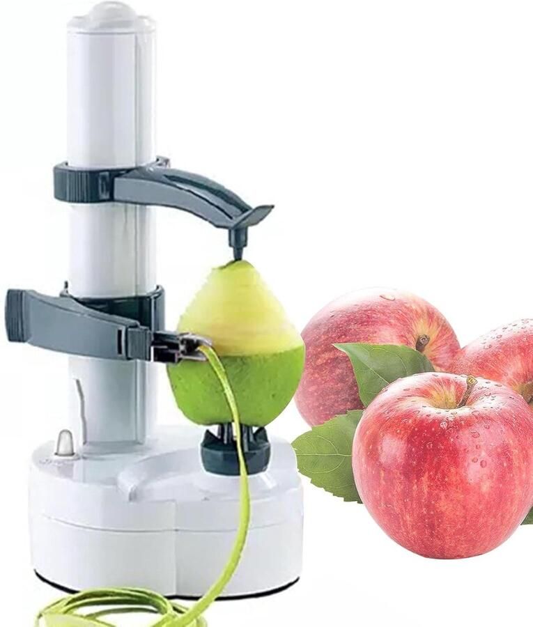 Elektrische Dunschiller Keuken Schillen Snel Groenten Automatische Compensatie 30 x 15 cm Wit