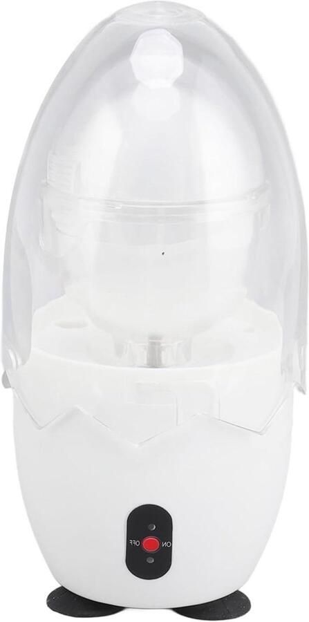 Elektrische Egg Scrambler Gouden Ei Maker Ontbijt Koken Bidirectionele Rotatie 16 x 8 cm Transparant