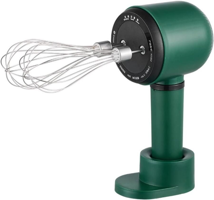Elektrische Eierklopper Handmixer Roomklopper Beslag Maken Turbine Roestvrij Staal 354 Gram Wit
