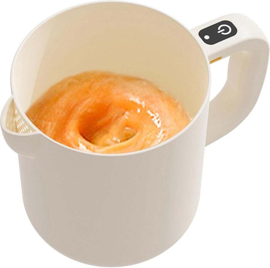 Elektrische Eierklopper Keukenmixer Garde Bakken En Mixen Zelfreinigend Systeem 1 Liter Capaciteit Beige