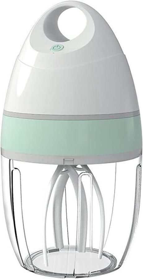 Elektrische Eierklopper Keukenmixer Opschuimer Snel Beslag Maken Handsfree Automatisch Kloppen 24.5 cm Wit