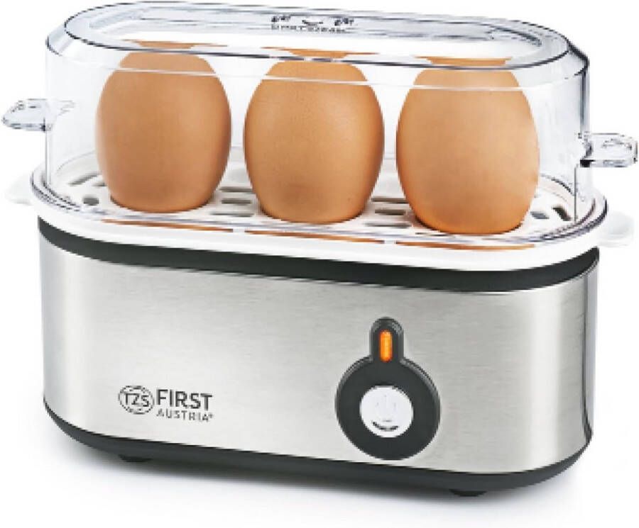 Elektrische Eierkoker 210W voor 3 Eieren Perfect Gekookte Eieren Gemakkelijk Bereiden