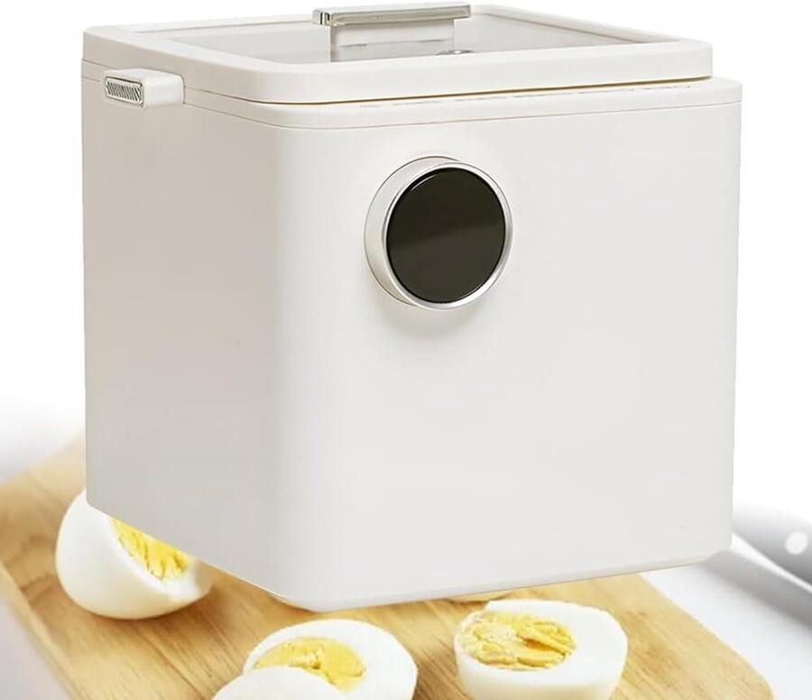 Elektrische Eierkoker 4 Eieren Ontbijt Koken 5 Kookmodi 160x150x145mm Wit